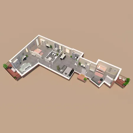 Apartment 7 Beds, Minutes From Venice, Not To Be Missed